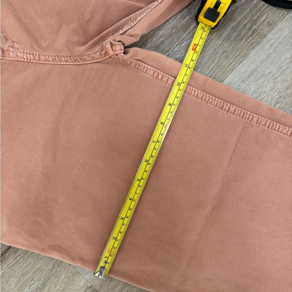 We The Free Wide Leg High Rise Khaki Cotton Pants Size 26 - Picture 10 of 12